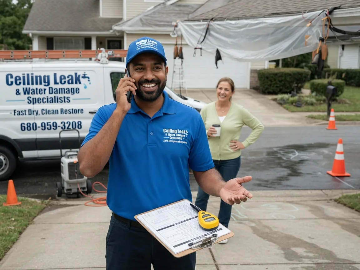 Ceiling Leak Cleanup Lyndhurst, VA FAQs